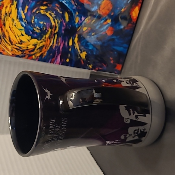 💀Nightmare before christmas LG cetamic mug & 8x10 canvas collectables - Picture 3 of 11